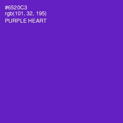 #6520C3 - Purple Heart Color Image